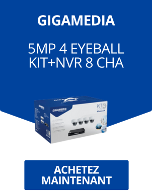 5MP 4 EYEBALL KIT+NVR 8 CHA